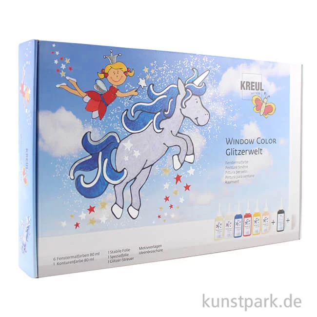 Artikelbild 3 des Artikels “KREUL Window Color Glas Design Set - Glitzerwelt “