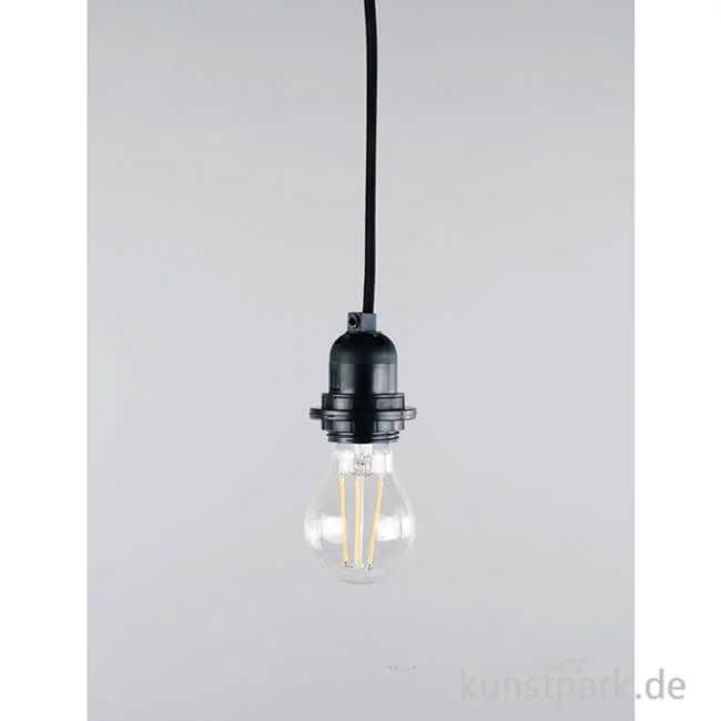 Artikelbild 3 des Artikels “Lampenfassung mit Schalter - E27 Fassung, Schwarz, 180 cm “