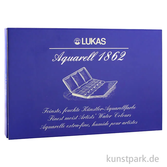 Artikelbild 3 des Artikels “Lukas 1862 Aquarell Kasten mit 48 halben Näpfchen “