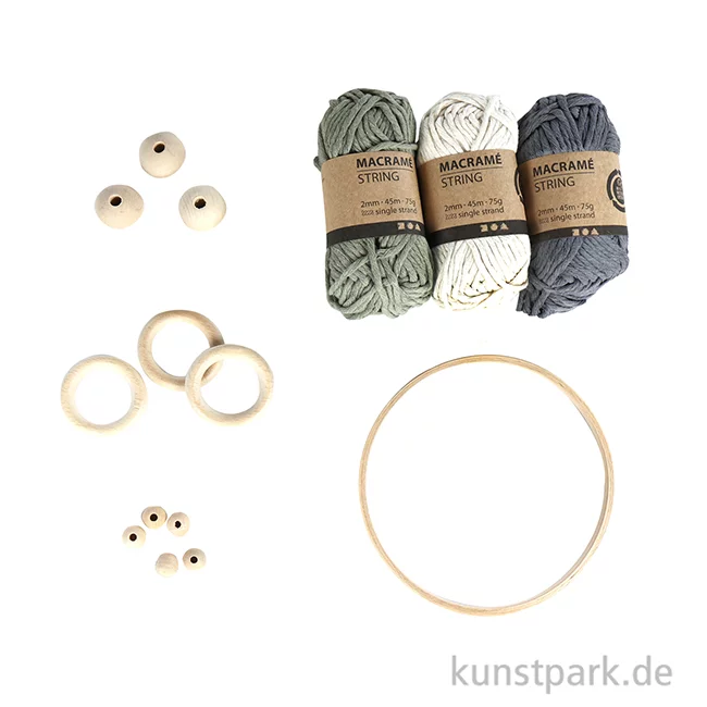 Artikelbild 3 des Artikels “Macramé-Lernset mit Macramé-Kordel und Zubehör “