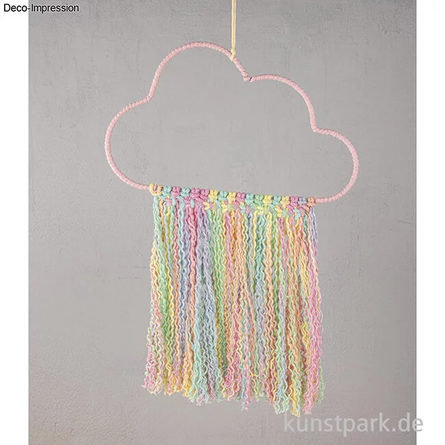 Artikelbild 3 des Artikels “Makramee Garn, Regenbogen, 3 mm Durchmesser, 30 m, ca. 110g “