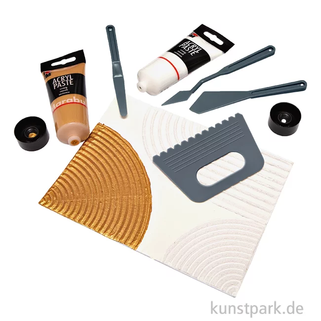 Artikelbild 3 des Artikels “Marabu Structured Art Set mit Acrylpasten + Zubehör “