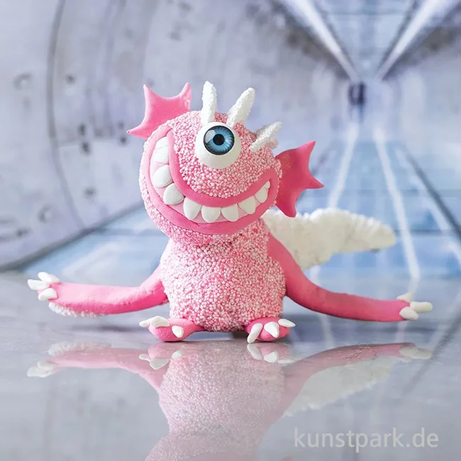 Artikelbild 3 des Artikels “Mini Bastelset - Monster Modellieren, Hellpink “
