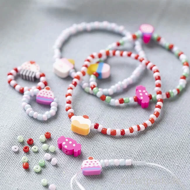 Artikelbild 3 des Artikels “Mini Bastelset Schmuck - Elastisches Armband + Ring “
