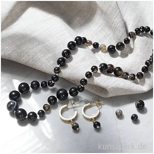 Artikelbild 3 des Artikels “Mini Bastelset Schmuck, Halskette + Ohrringe, Schwarz “