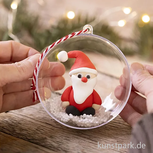 Artikelbild 3 des Artikels “Mini Bastelset Weihnachtskugel Modellieren, Weihnachtsmann “