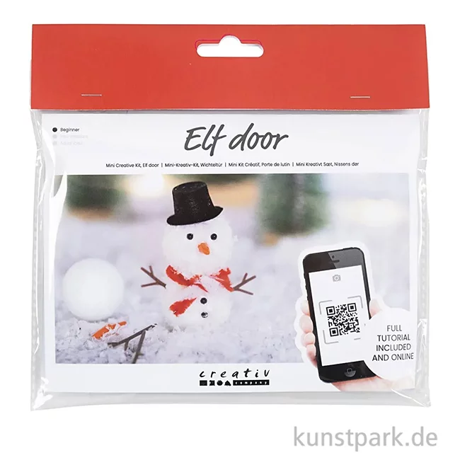 Artikelbild 3 des Artikels “Mini-Kreativ-Kit Wichteltür, Schneemann “