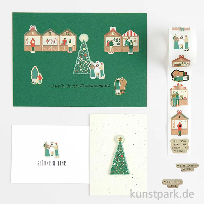 Artikelbild 3 des Artikels “Mini Sticker - Weihnachtsmarkt, 120 Aufkleber “