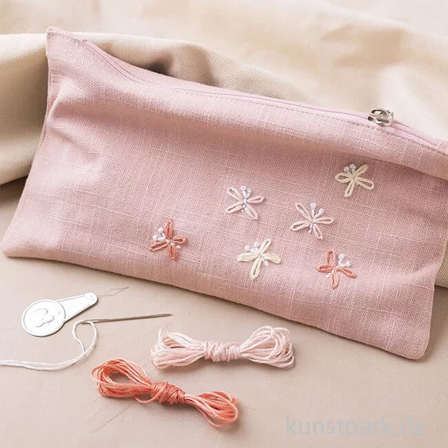 Artikelbild 3 des Artikels “Mini Stickset - Clutch Handtasche, Staubrosa “