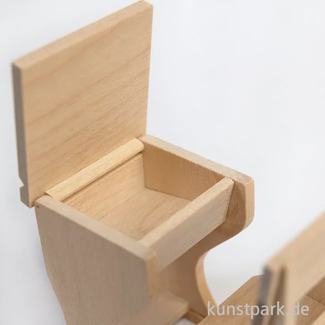 Artikelbild 3 des Artikels “Miniatur Schulbank, Holz, 7,8 x 4,4 x 7,8 cm “