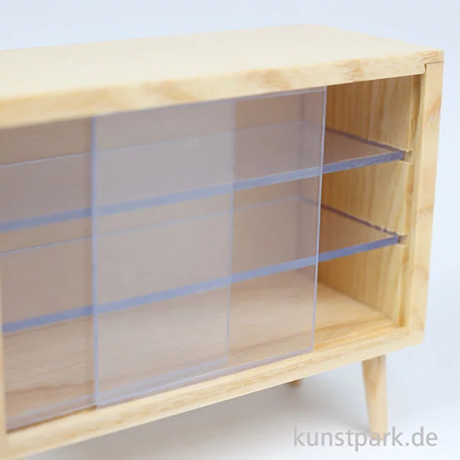 Artikelbild 3 des Artikels “Miniatur Sideboard, Plexi Modern, 8,5 x 3,8 x 7 cm “