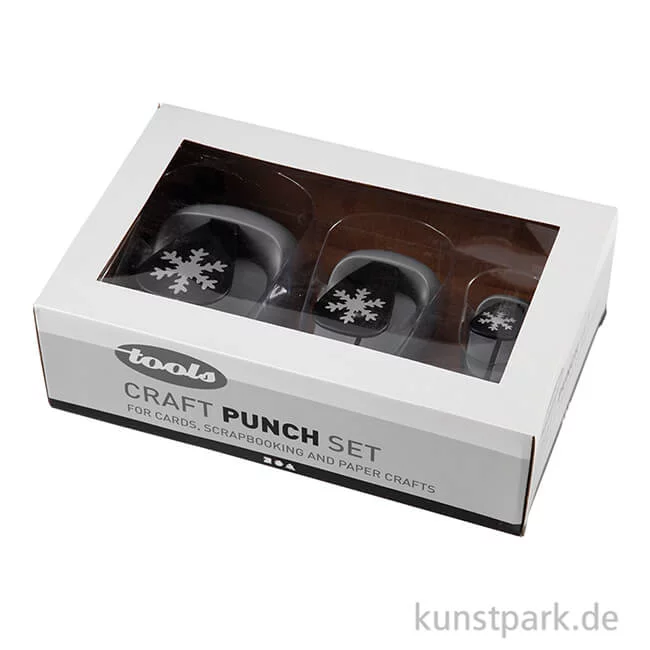 Artikelbild 3 des Artikels “Motivstanzer XXL Schneeflocke, Größe 25+49+75 mm, 3 Stück “