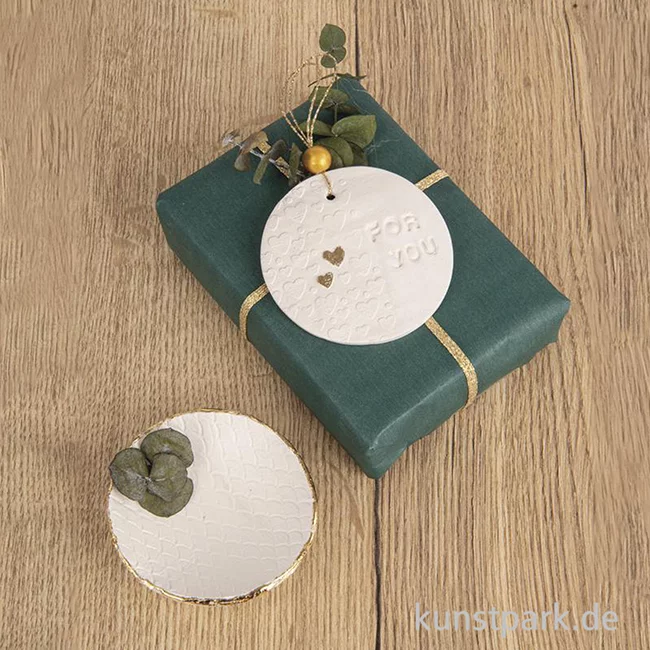 Artikelbild 3 des Artikels “Motivwalze - Roller mit Muster, Holz, Love, 11 x 1,5 cm, 3 Stück “