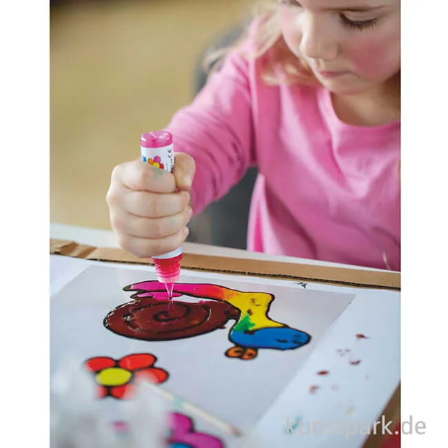 Artikelbild 3 des Artikels “MUCKI Window Color Pen Set 7 x 29 ml - Kleine Tierwelt “