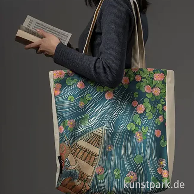Artikelbild 3 des Artikels “PAPERBLANKS Jutebeutel - Yuko, Fluss der Lotusblüten “