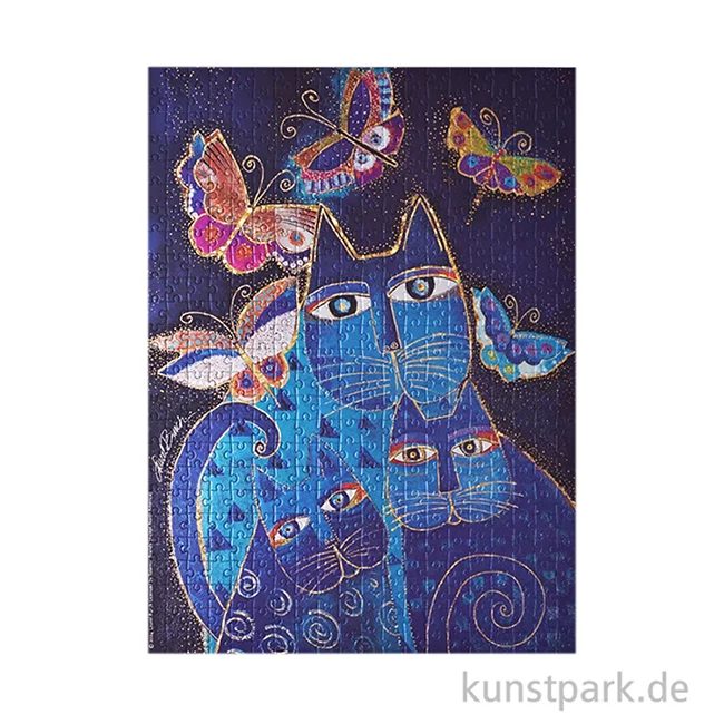 Artikelbild 3 des Artikels “PAPERBLANKS Puzzle - Katzen mit Schmetterlingen, 500 Teile “