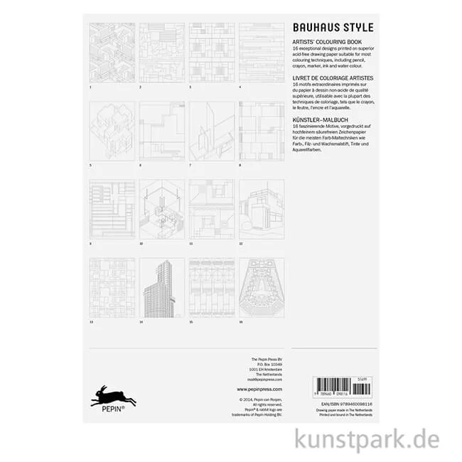Artikelbild 3 des Artikels “PEPIN Künstler Malbuch - Bauhaus Style “