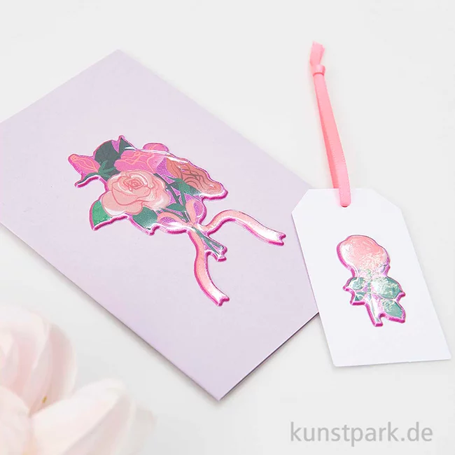 Artikelbild 3 des Artikels “Puffy Sticker - La Vie en Rose, Rosen, 13 Aufkleber “