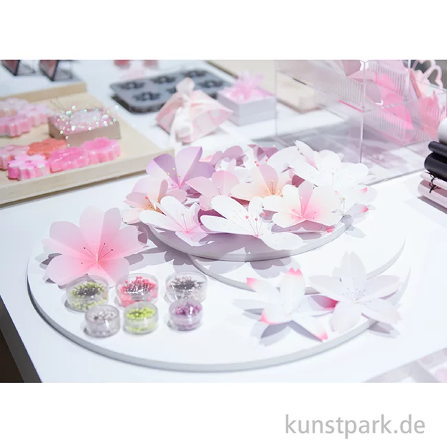 Artikelbild 3 des Artikels “Sakura Papierblüten - 60 Kirschblüten aus Papier “