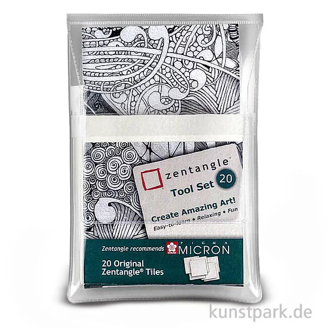 Artikelbild 3 des Artikels “Sakura ZENTANGLE Papier, 20 weiße Kacheln, 89 mm “