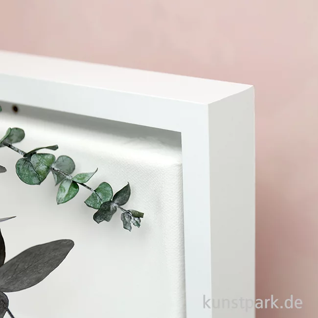 Artikelbild 3 des Artikels “Schattenfugenrahmen mit Keilrahmen - Weiß “