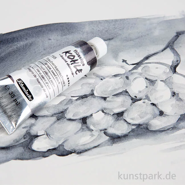 Artikelbild 3 des Artikels “Schmincke Flüssige Kohle Traubenkernschwarz 15 ml “