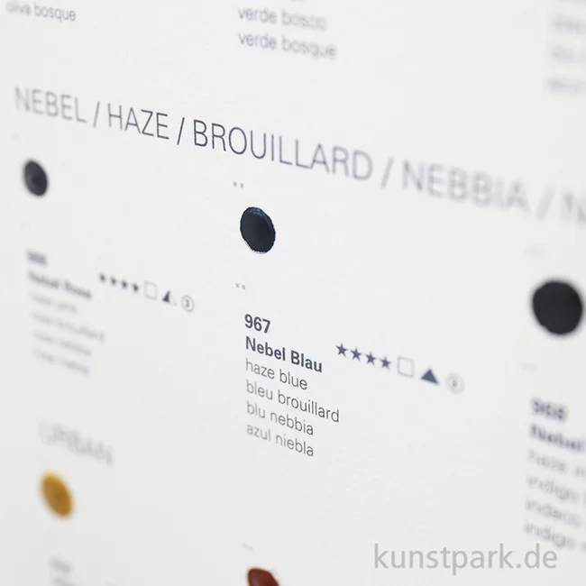 Artikelbild 3 des Artikels “Schmincke Supergranulierend - Dot Card 50 Farbtöne - HORADAM Farbkarte “