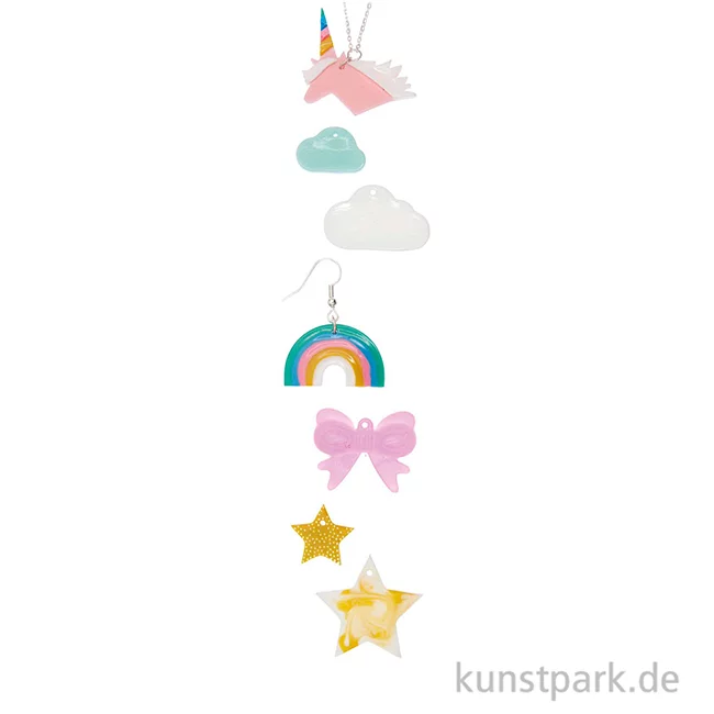 Artikelbild 3 des Artikels “Silikon Gießform - Anhänger, Regenbogen “