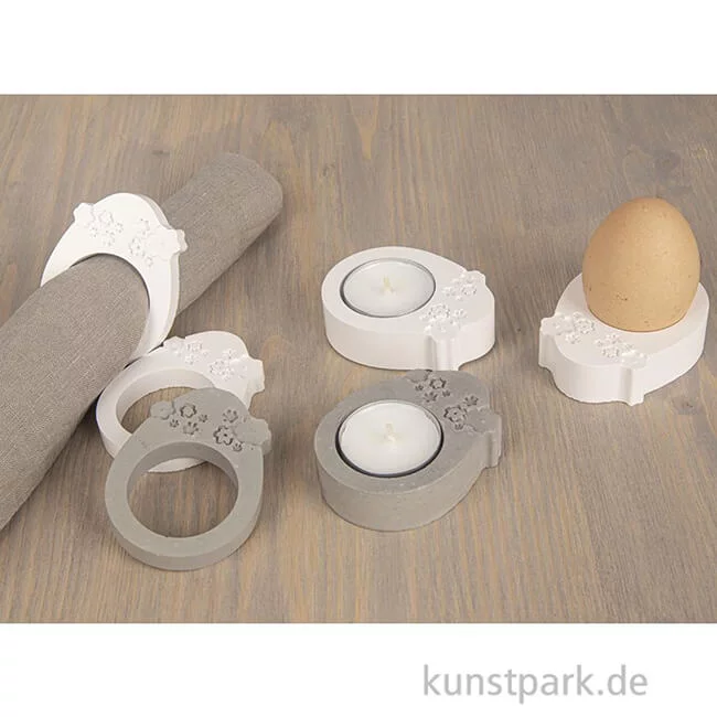 Artikelbild 3 des Artikels “Silikon Gießform - Happy Egg, 4 Motive, 14,5 x 26 x 2 cm “