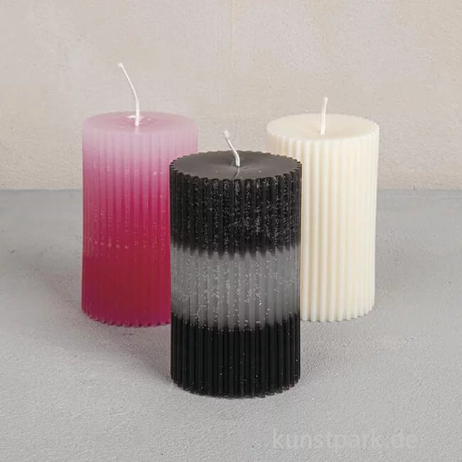 Artikelbild 3 des Artikels “Silikon Gießform - Kerze geriffelt, Durchmesser 5 cm, Höhe 8,7 cm “