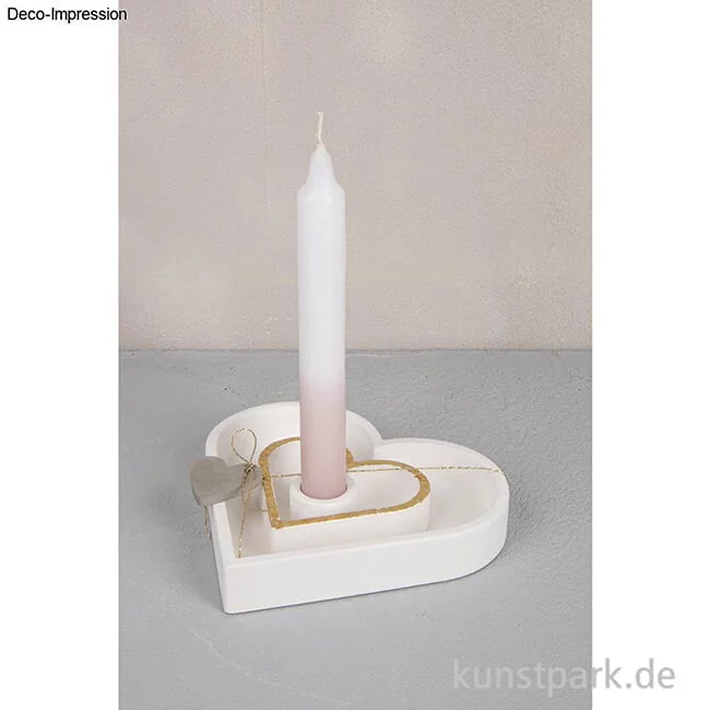 Artikelbild 3 des Artikels “Silikon Gießform - Kerzenständer Herz, 15,9 x 15 x 2,5 cm “