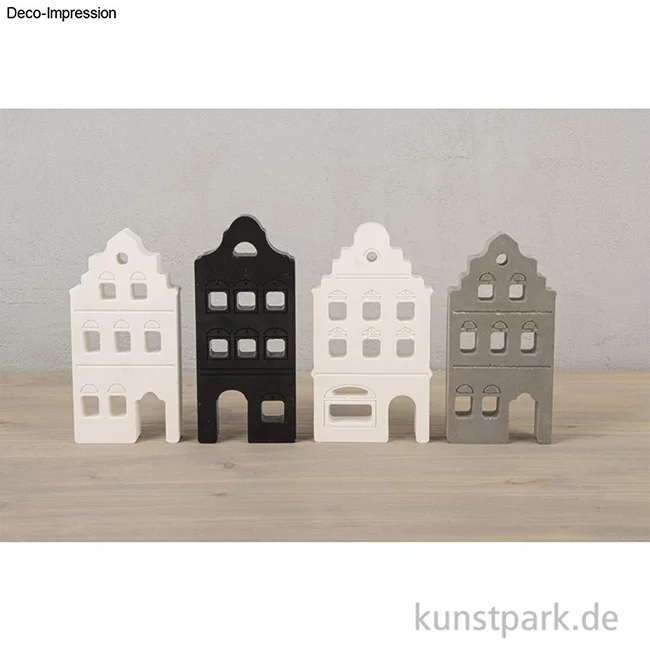 Artikelbild 3 des Artikels “Silikon Gießform - Nordic Häuser, 3 Motive, 14,5 x 26 x 1,7 cm “