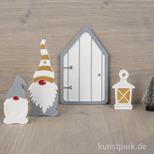 Artikelbild 3 des Artikels “Silikon Gießform - Wichtel, 6 Motive, 14,5 x 26 x 1 cm “