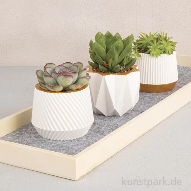 Artikelbild 3 des Artikels “Silikon Gießformen Set - Töpfchen, 3-teilig, 7 x 5,5 cm “