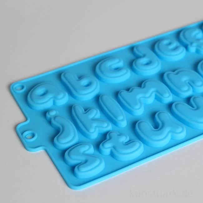 Artikelbild 3 des Artikels “Silikonform - Buchstaben Kleinschrift, Motiv-Größe 3 - 5 cm “