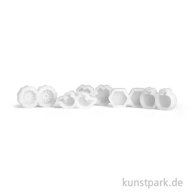Artikelbild 3 des Artikels “Silikonformen für Schmuck - Mini Pflanzen, 5er Set “