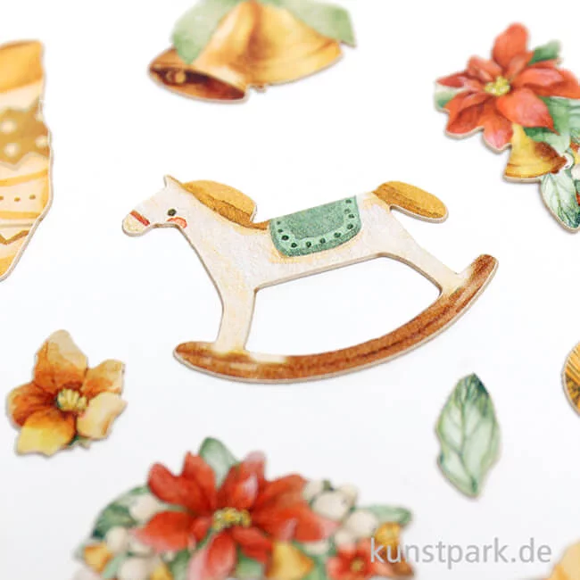 Artikelbild 3 des Artikels “Stamperia Ephemera Aufkleber - All Around Christmas “