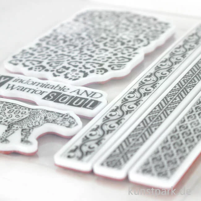 Artikelbild 3 des Artikels “Stamperia Natural Rubber Stamp - Amazonia Tribals “