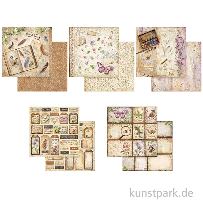 Artikelbild 3 des Artikels “Stamperia Scrapbooking Pad - All Around, 20,3 x 20,3 cm “