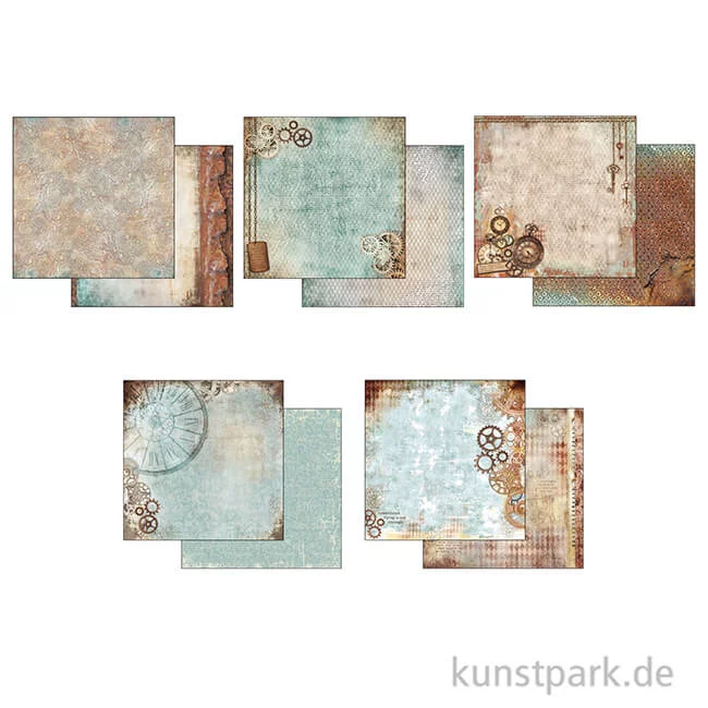 Artikelbild 3 des Artikels “Stamperia Scrapbooking Pad - Clockwise, 30,5 x 30,5 cm, 10 Blatt “