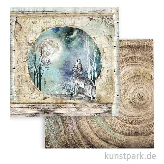 Artikelbild 3 des Artikels “Stamperia Scrapbooking Pad - Cosmos Infinity 20,3 x 20,3 cm “