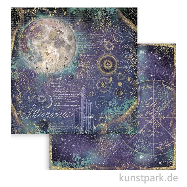 Artikelbild 3 des Artikels “Stamperia Scrapbooking Pad - Cosmos Infinity 30,5 x 30,5 cm “
