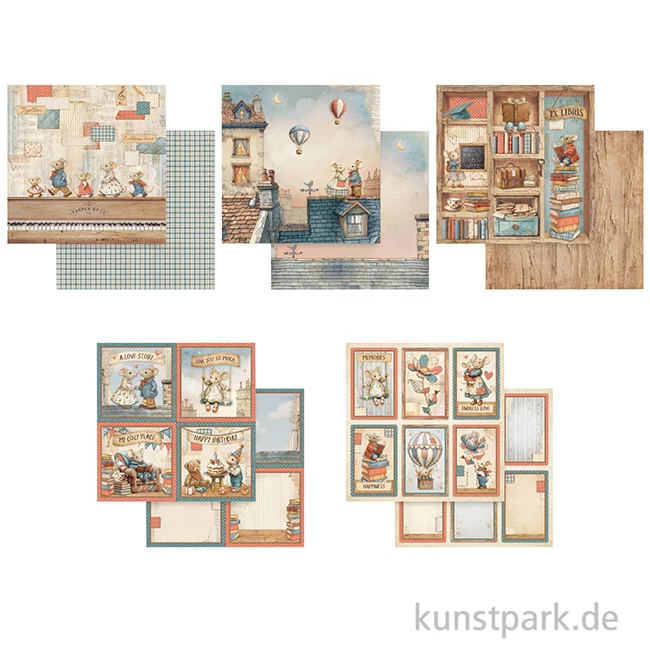 Artikelbild 3 des Artikels “Stamperia Scrapbooking Pad - Family, 20,3 x 20,3 cm “