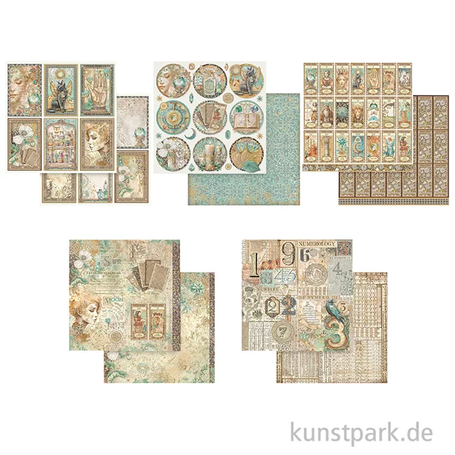 Artikelbild 3 des Artikels “Stamperia Scrapbooking Pad - Fortune, 30,5 x 30,5 cm “