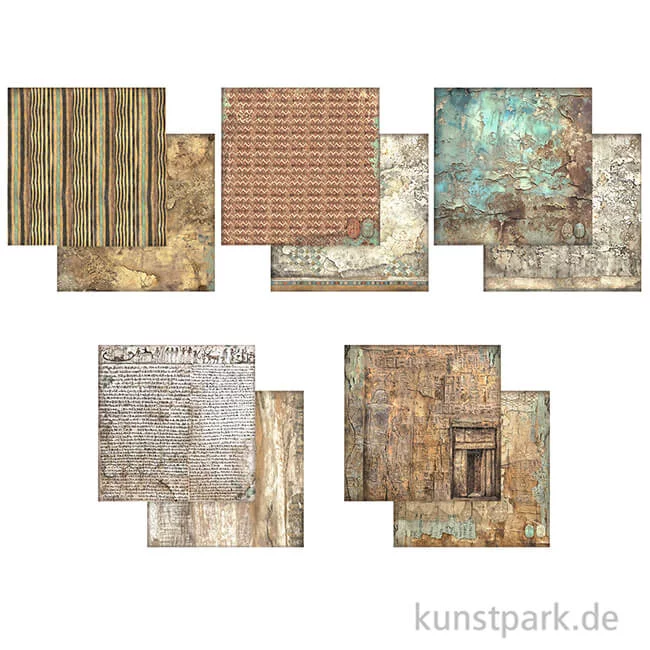 Artikelbild 3 des Artikels “Stamperia Scrapbooking Pad - Fortune Backgrounds, 20,3 x 20,3 cm “