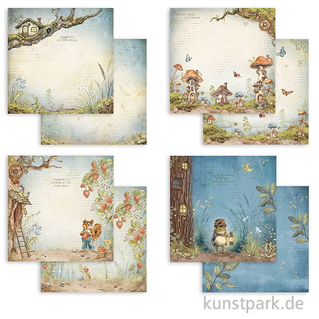 Artikelbild 3 des Artikels “Stamperia Scrapbooking Pad - Hidden Grove, 20,3 x 20,3 cm “