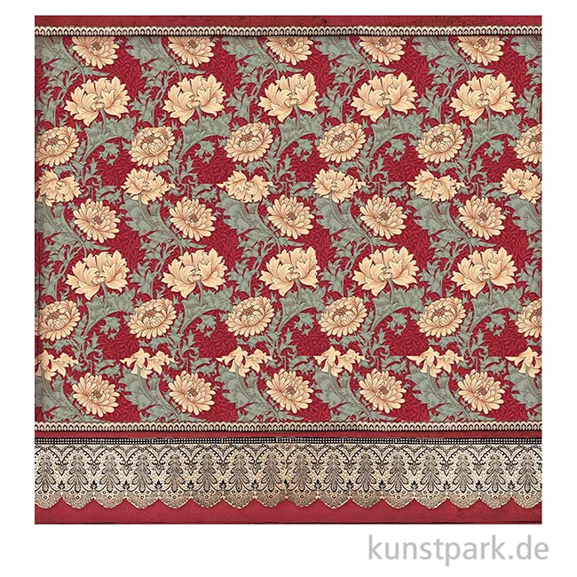 Artikelbild 3 des Artikels “Stamperia Scrappapier - Desire Place du Tango 30,5 x 30,5 cm “