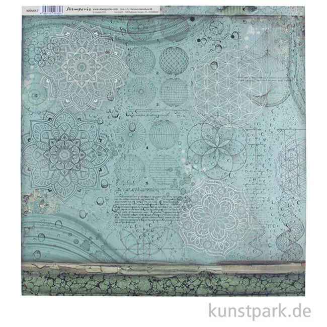 Artikelbild 3 des Artikels “Stamperia Scrappapier - Forest Fish, 30,5 x 30,5 cm “