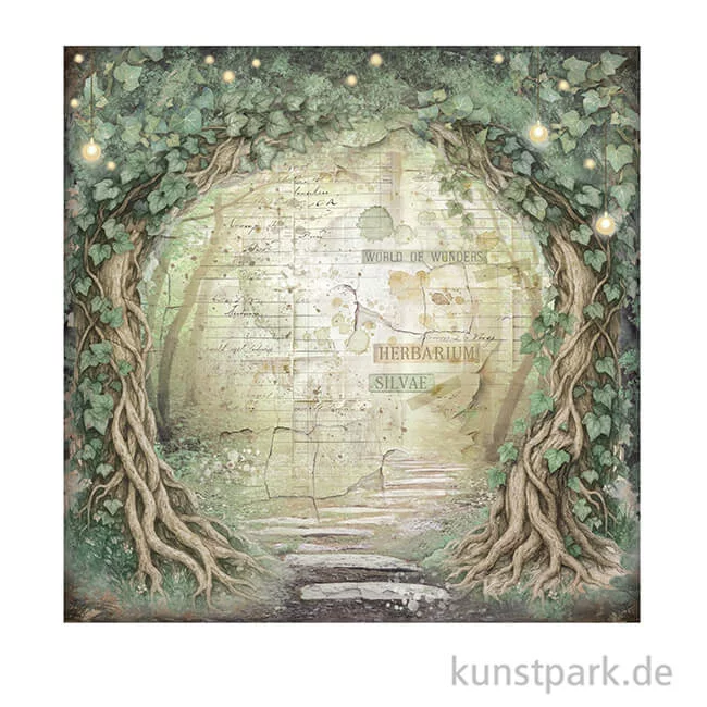 Artikelbild 3 des Artikels “Stamperia Scrappapier - Herbarium Silvae Bridge, 30,5 x 30,5 cm “