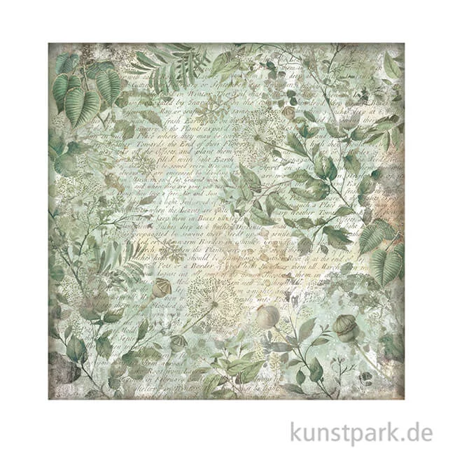 Artikelbild 3 des Artikels “Stamperia Scrappapier - Herbarium Silvae Teacup, 30,5 x 30,5 cm “